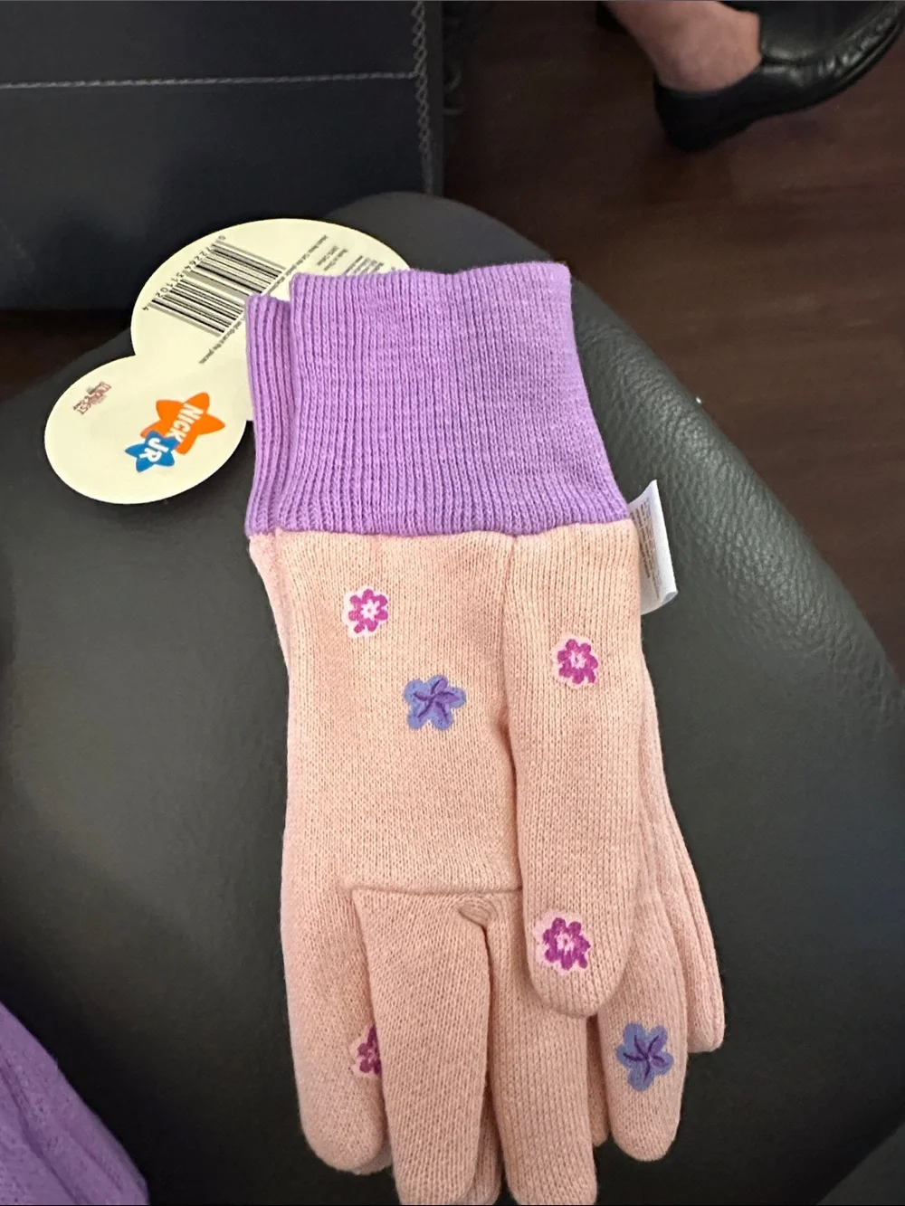 Kids Pink & Purple Dora Winter Gloves